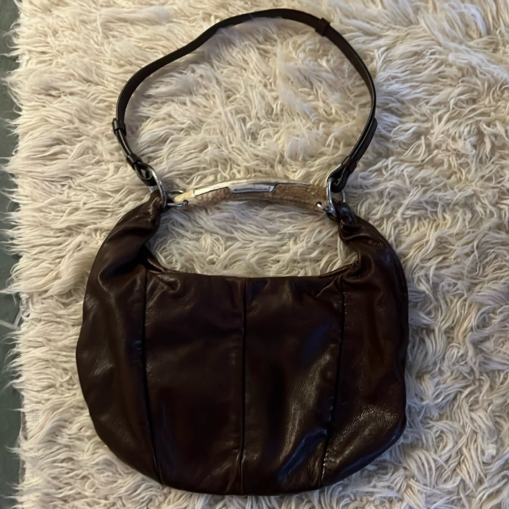 Yves Saint Laurent Brown Leather Bag